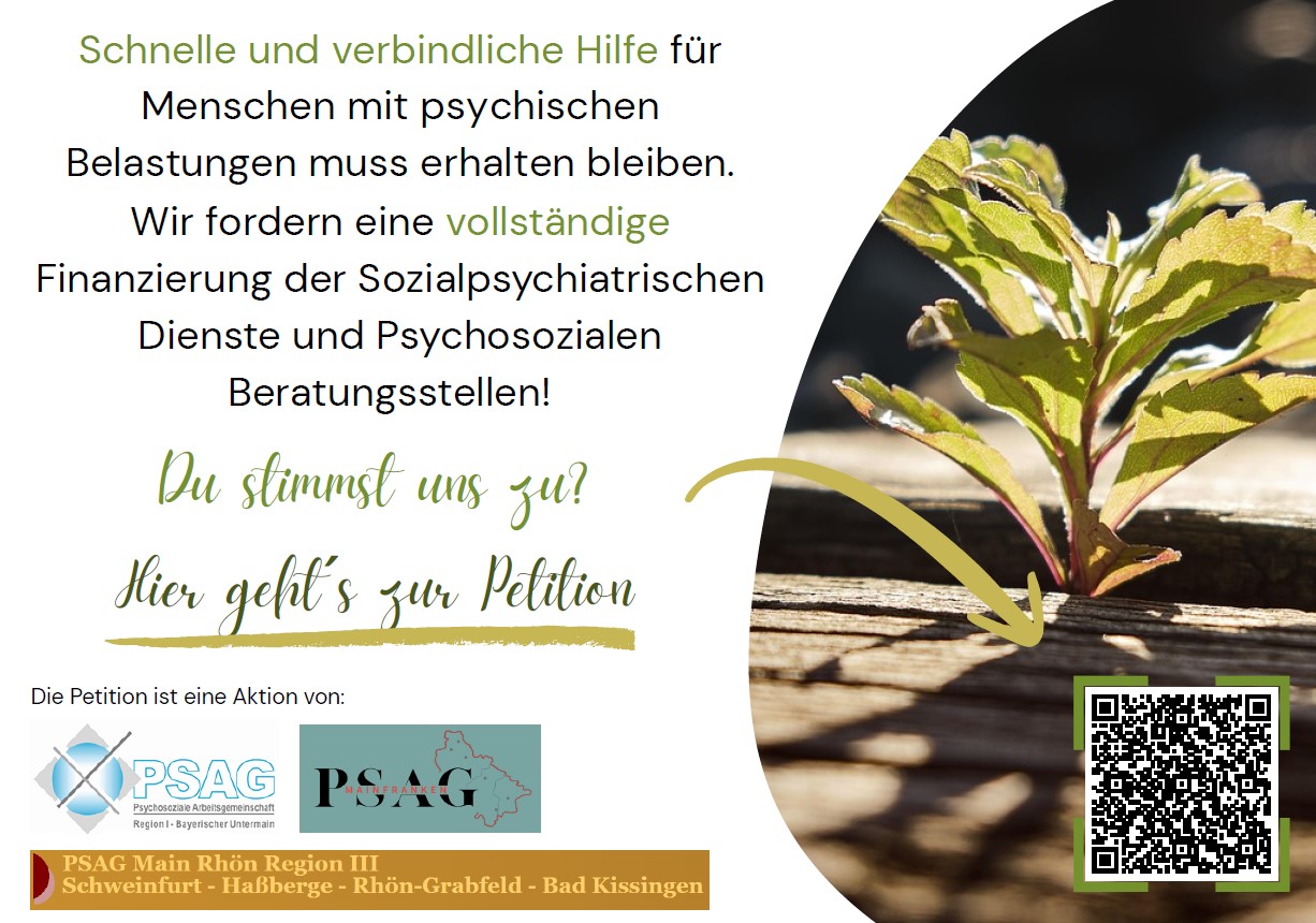 Mehr Hilfe für Menschen in seelischer Not - Petitionsaufruf